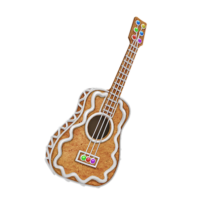 Ol' Fashioned Gingerbread Guitar